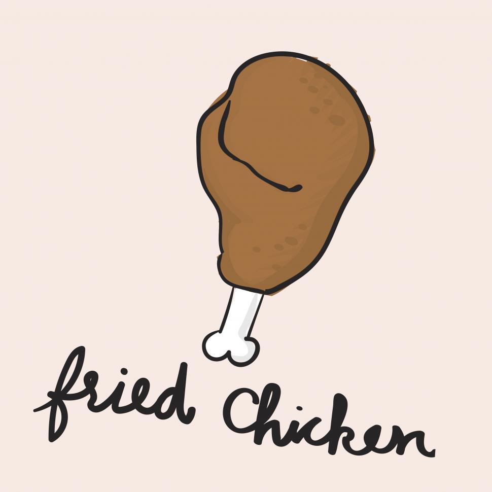 970x970 Get Free Stock Photos Of Fried Chicken Vector Icon Online