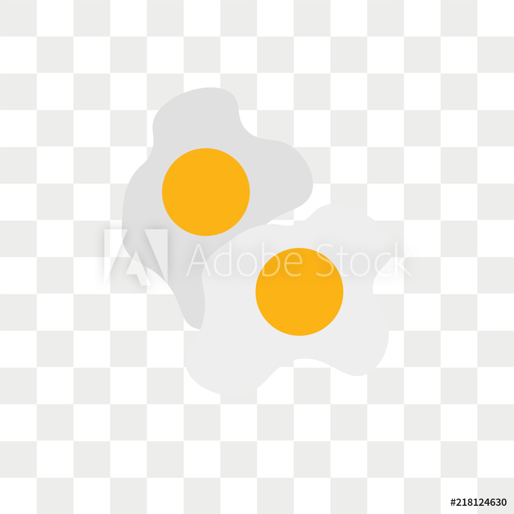 1000x1000 Photo Art Print Fried Egg Vector Icon Isolated On Transparent