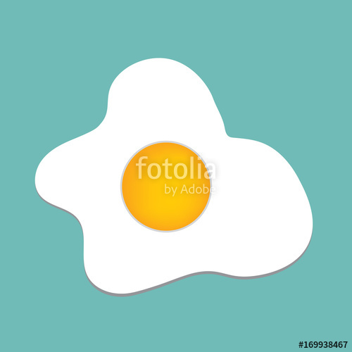 500x500 Fried Egg Vector Illustration Stock Image And Royalty Free
