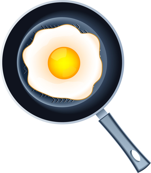 524x600 Fire Egg On Pan Free Vector In Adobe Illustrator