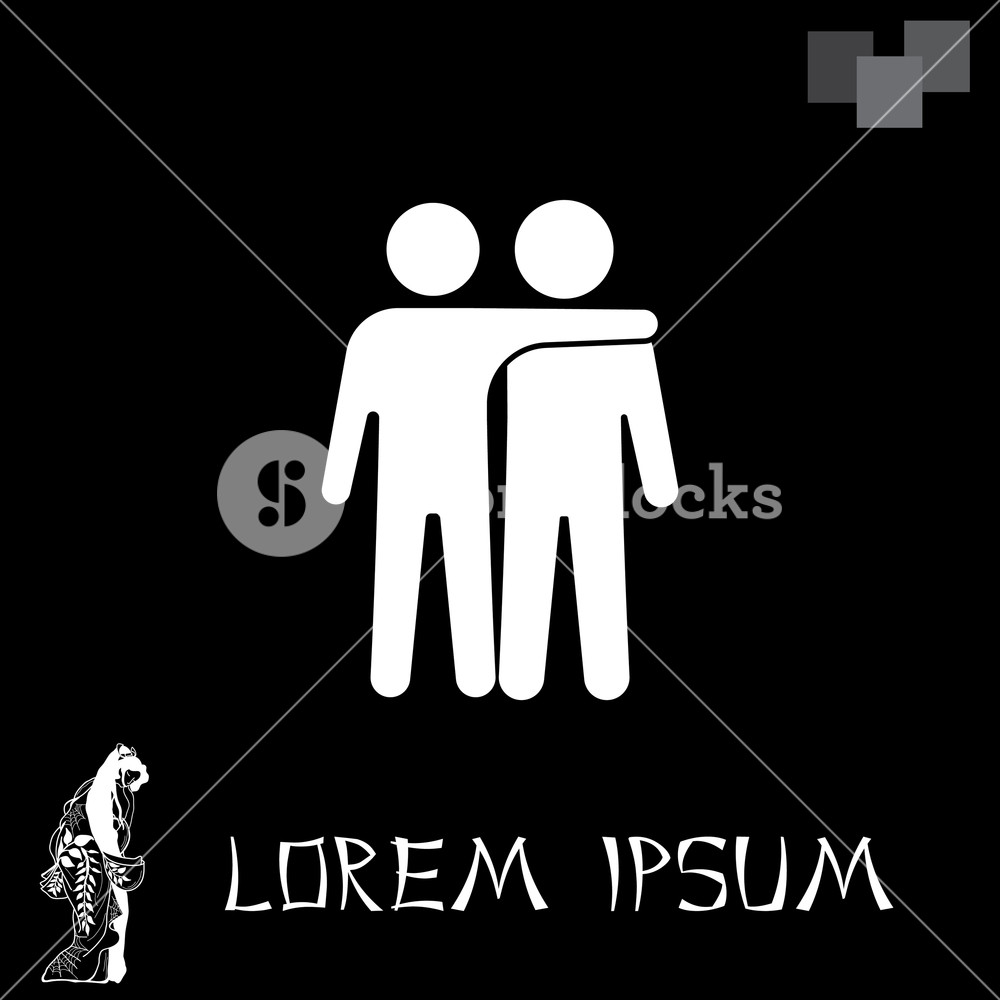 Friends Icon Vector Illustration Friendship Sign Best Friend 1000x1000 Friends Icon Vector Illustration Friendship Sign Best Friend