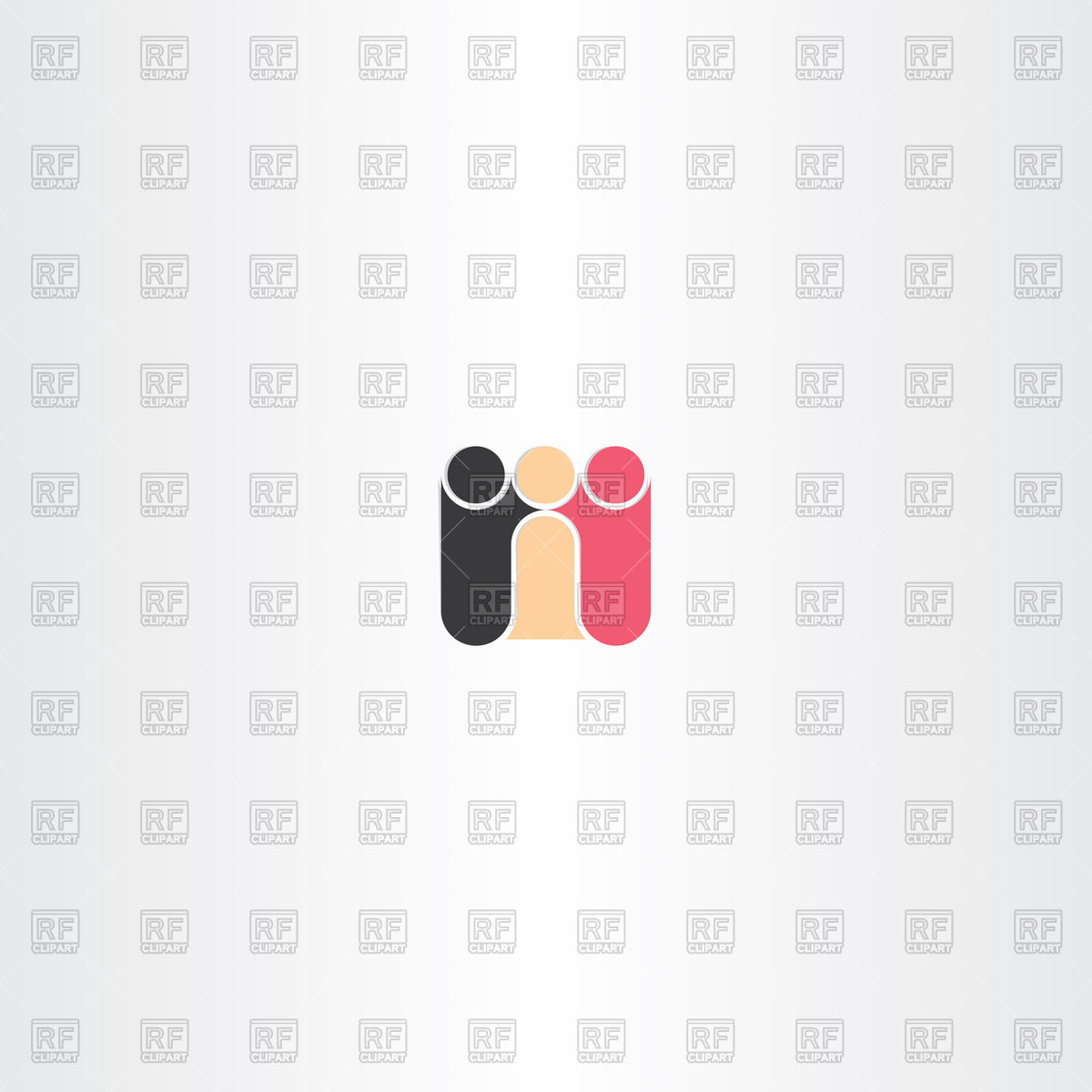 People Of Different Rases Friends Icon Vector Image Of Icons 1200x1200 People Of Different Rases Friends Icon Vector Image Of Icons