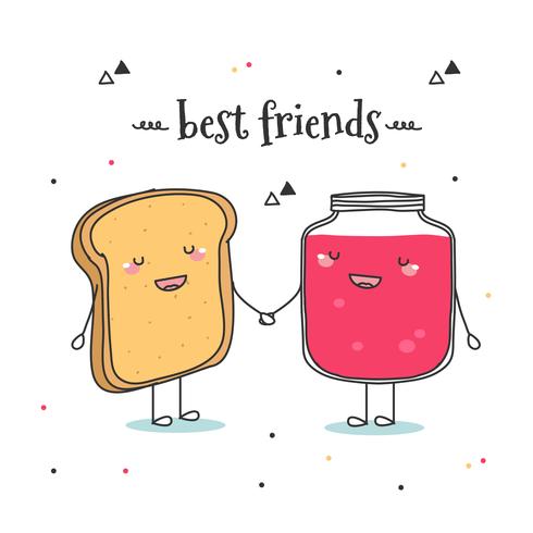 490x490 Best Friends Vector