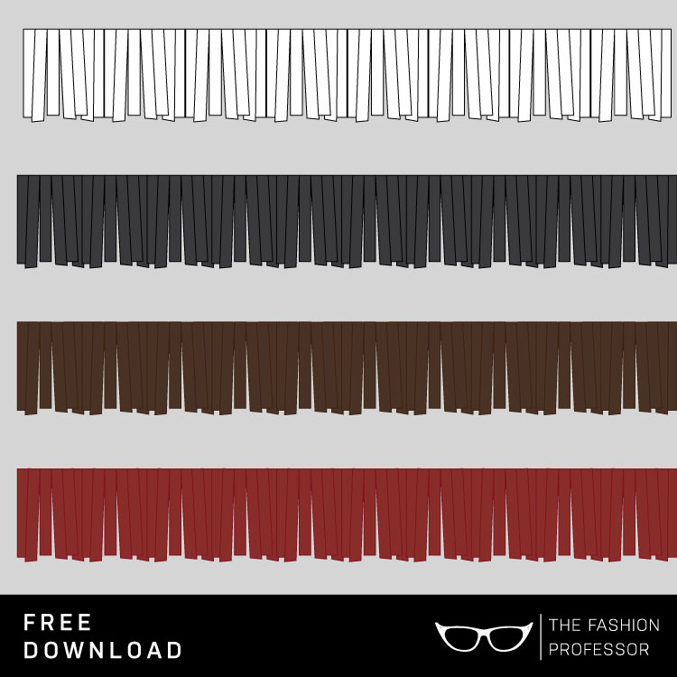 750x750 Free Vector Download Fringe Brush The Fashion Professor