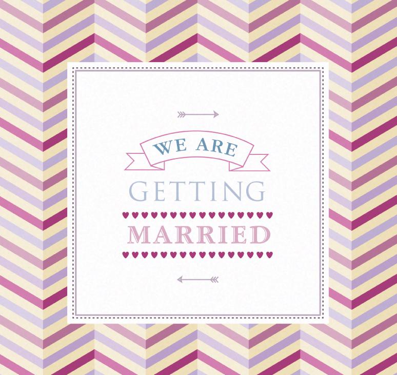 774x731 Fresh Fringe Wedding Invitation Card Design Vector