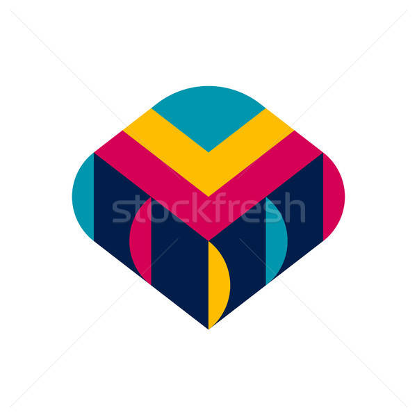 600x600 Decorative Logo Template Or Icon Of Textile Piece With Fringe