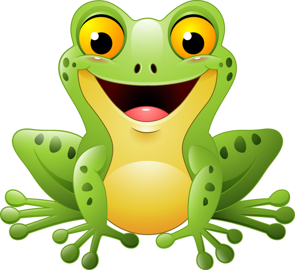 600x549 Cute Frog Cartoon Vector Free Download