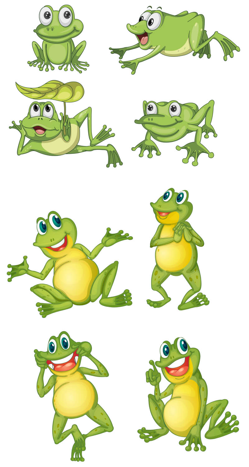 800x1500 Cartoon Frog Vector Vector Graphics Blog