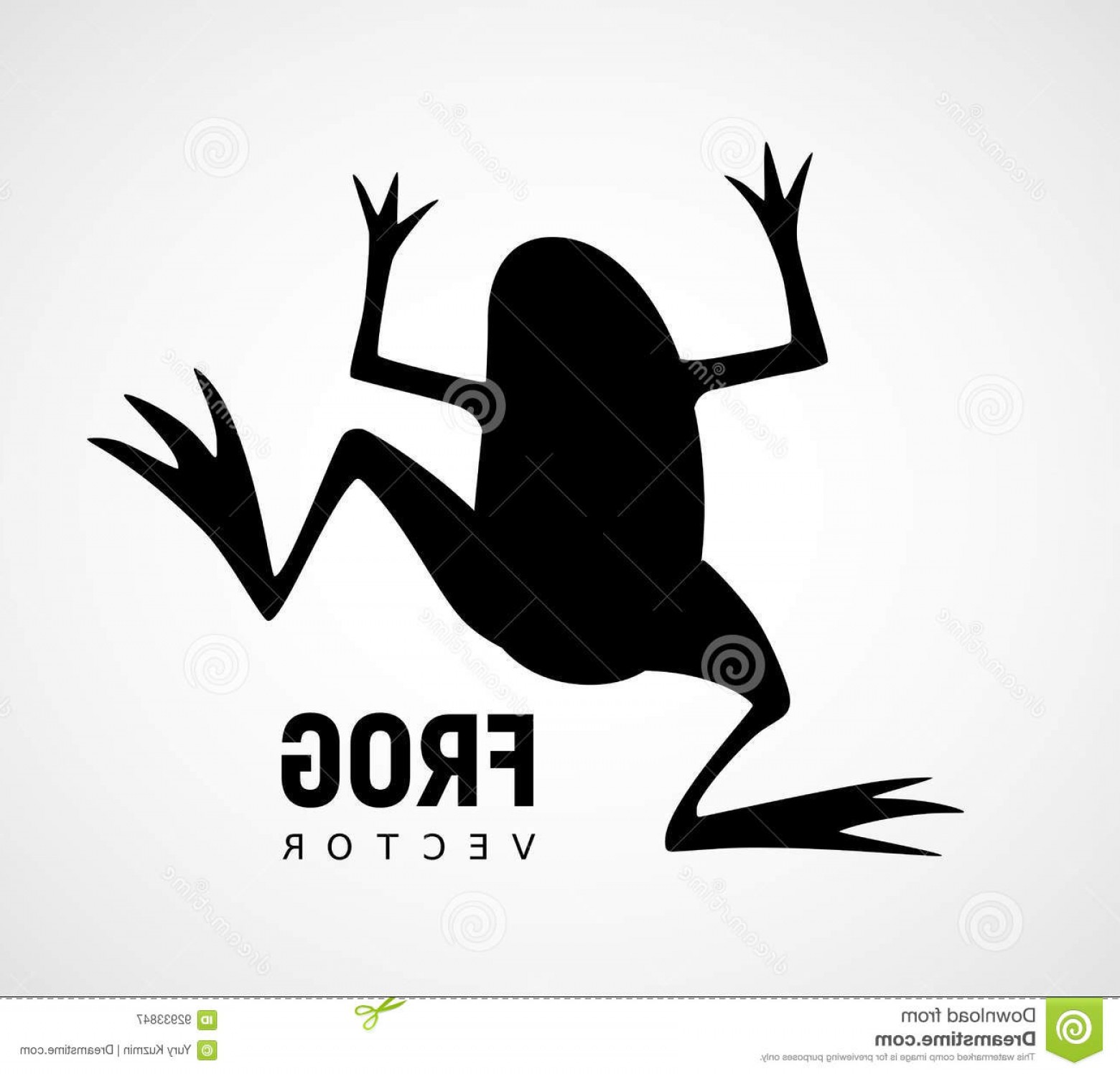 1560x1496 Stock Illustration Frog Silhouette Black White Vector Icon Rgb