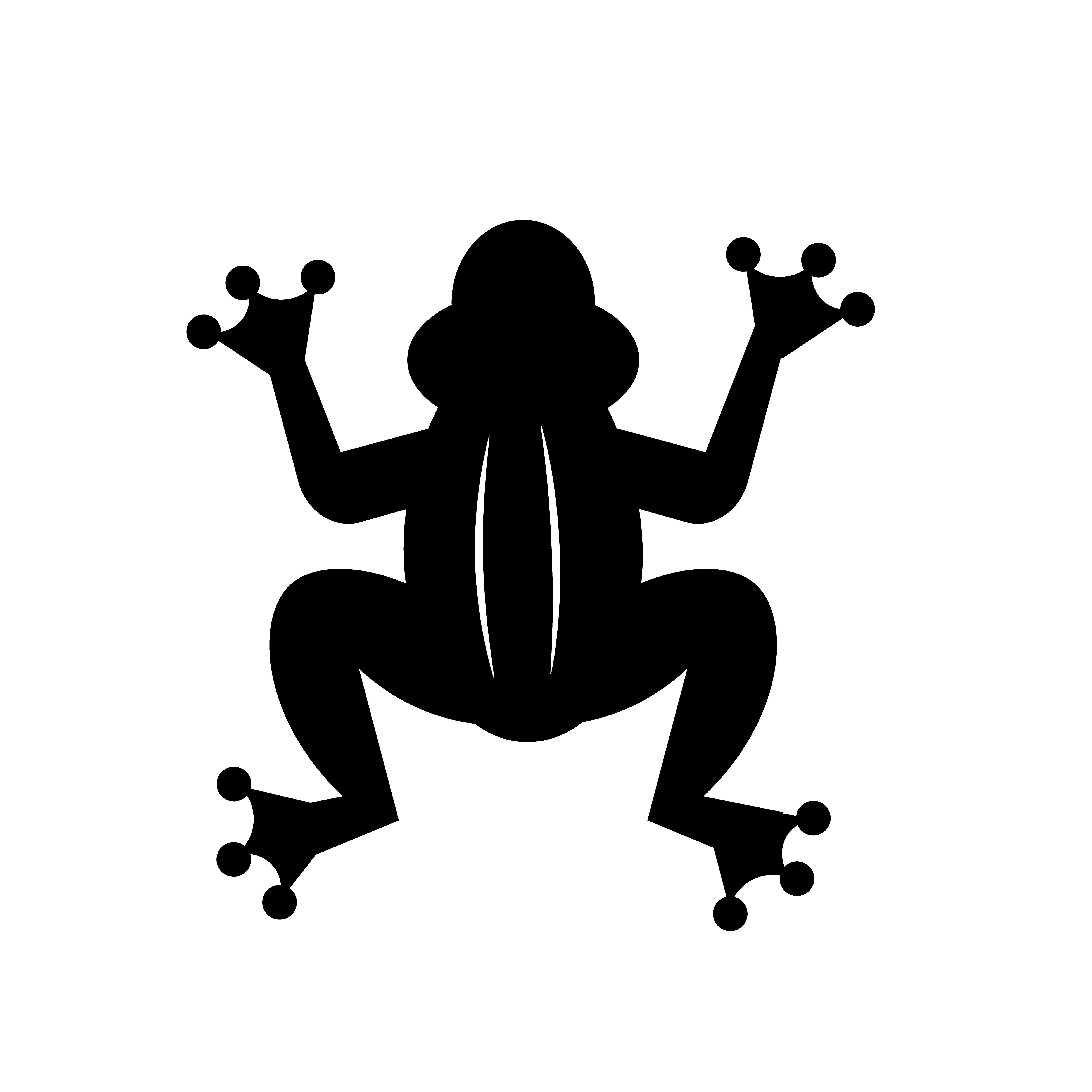 Frog Silhouette Vector at Vectorified.com | Collection of Frog