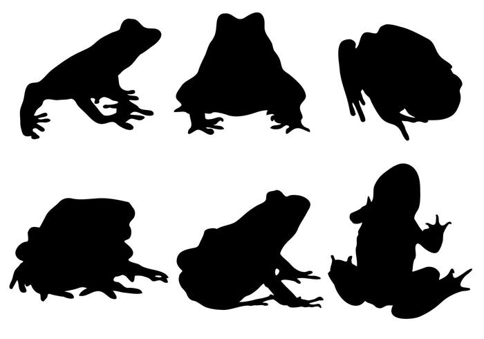 700x490 Free Frog Silhouette Vector