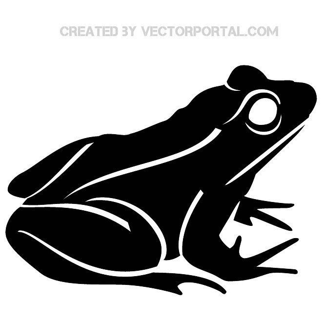 660x660 Frog Vector Clip Art Illustration