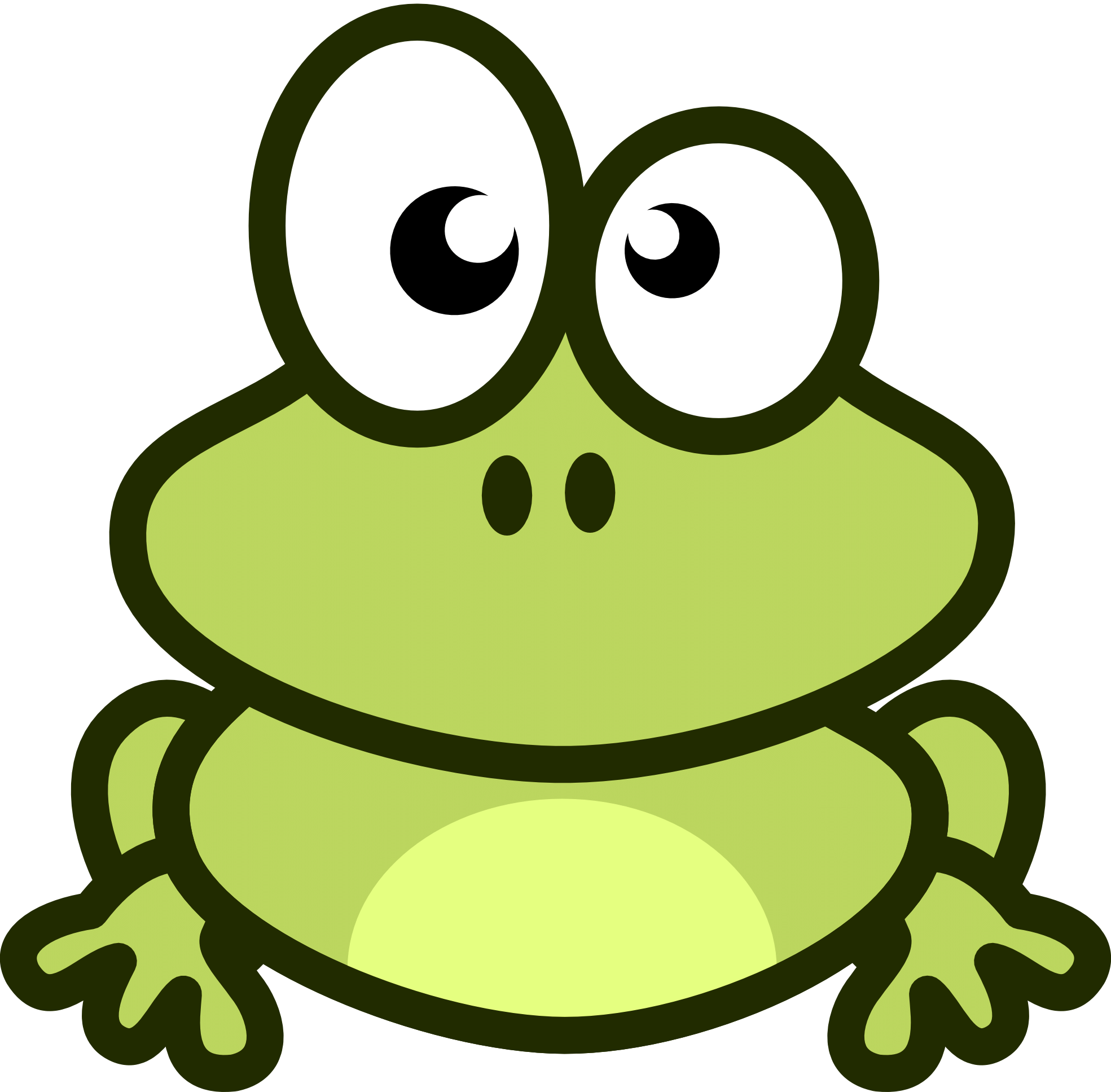 1969x1935 Frog Vector Cliparts