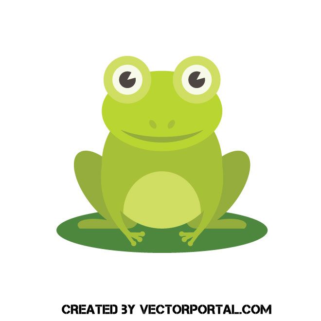 660x660 Cute Frog Vector Illustration Animal Vectors Free Vector