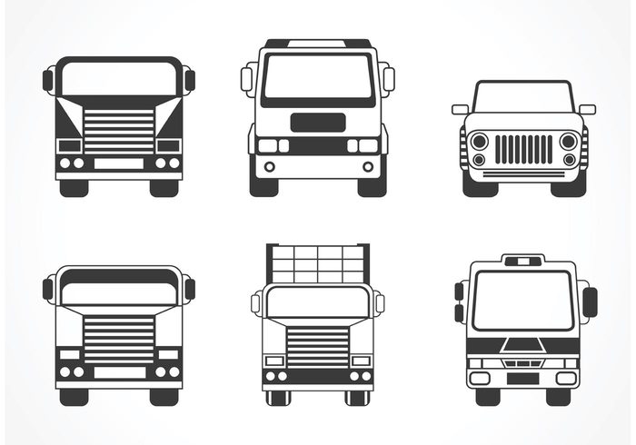 700x490 Free Vector Truck And Car Silhouette Free Vectors Ui Download