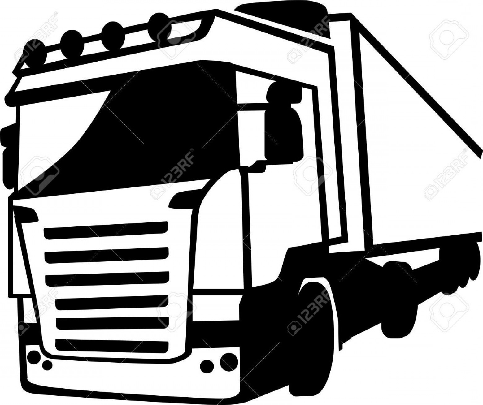 1560x1309 Fronts Semi Trucks Vector Clip Art Savoyuptown