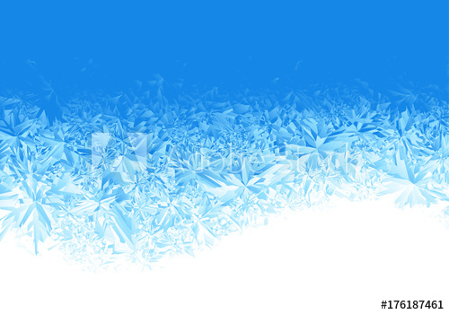500x350 Winter Blue Ice Frost Background