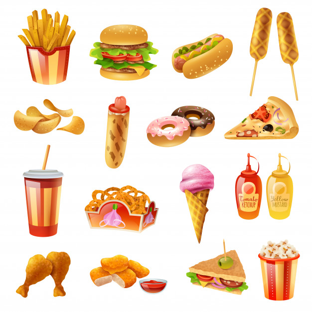 626x626 Junk Food Vectors, Photos And Free Download