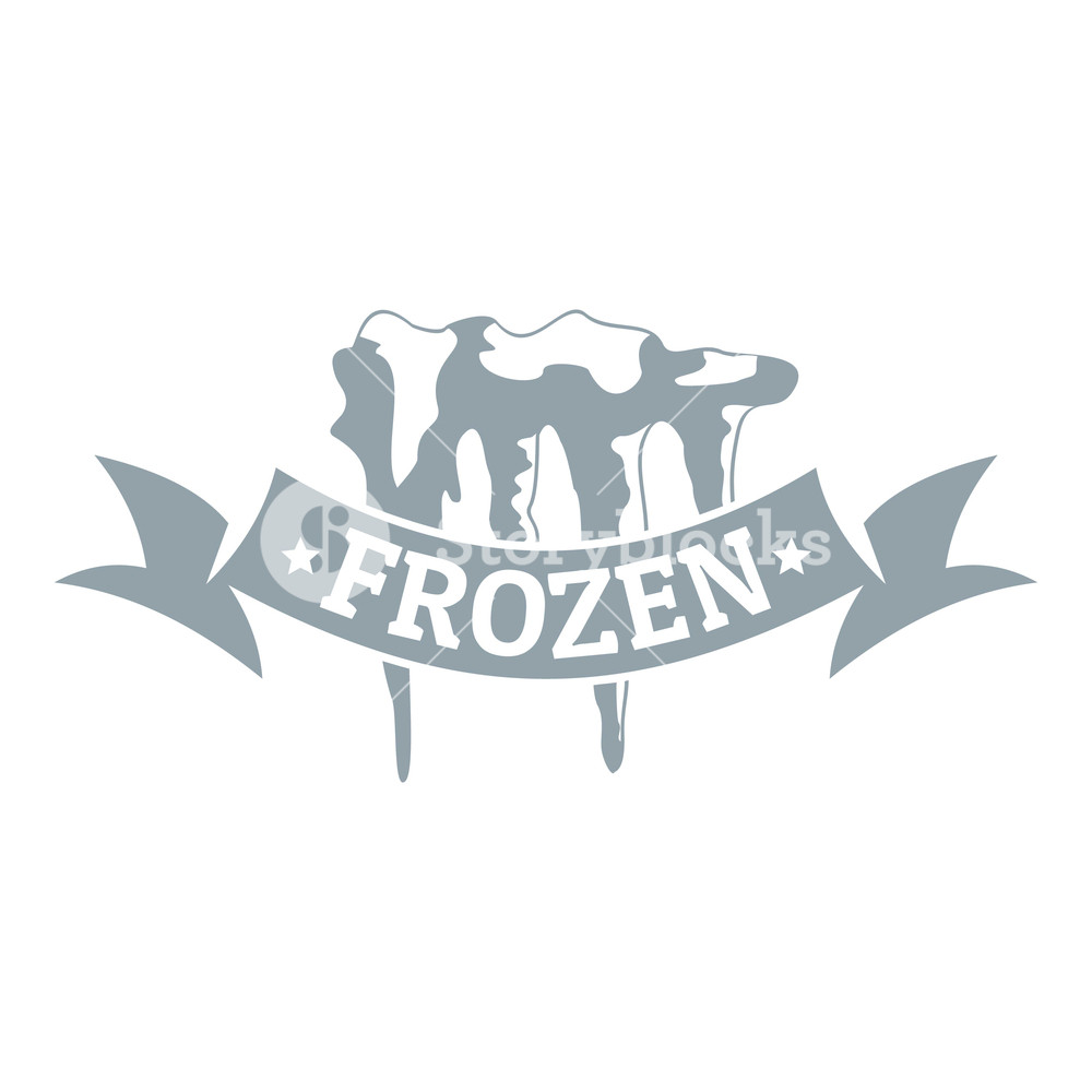 1000x1000 Frozen Logo Simple Illustration Of Frozen Vector Logo For Web