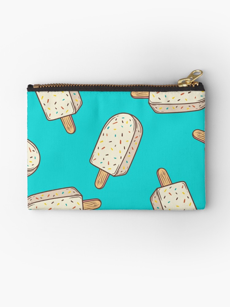 750x1000 Ice Cream, Popsicle Dessert Food Vector Seamless Pattern Ice Milk