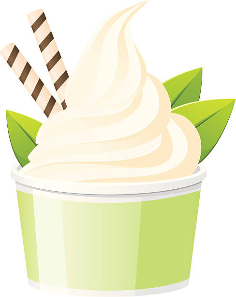 488x612 Frozen Yogurt Clipart