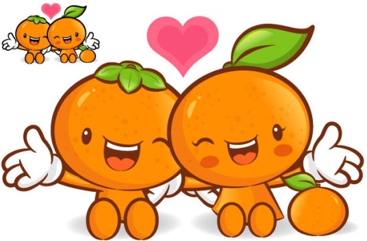536x352 Love The Cartoon Super Fruits Vector Free Vector In Adobe