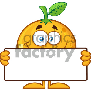 300x300 Royalty Free Rf Clipart Illustration Funny Orange Fruit Cartoon