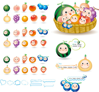 394x368 Cartoon Fruit Vector Free Free Vector Download