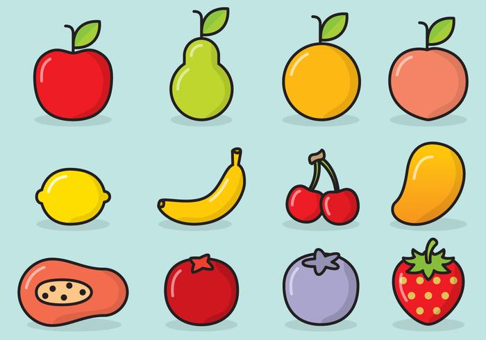 700x490 Cute Fruit Icons