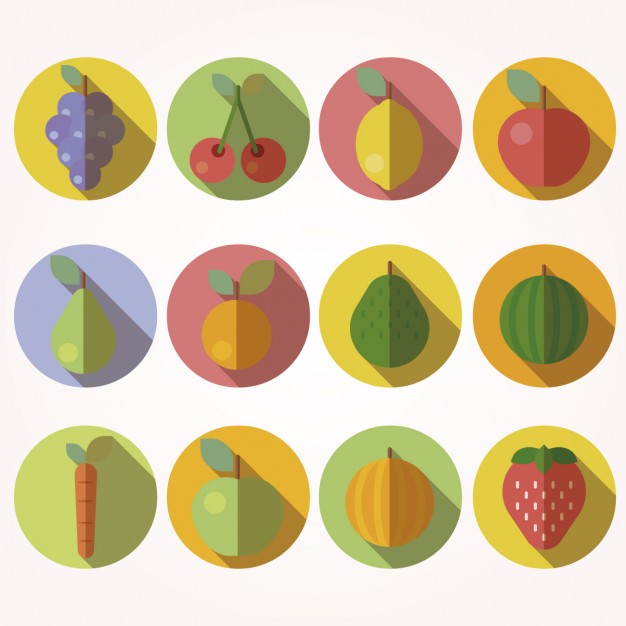 626x626 Vectors Of Fruits Free Vector Graphics Everypixel