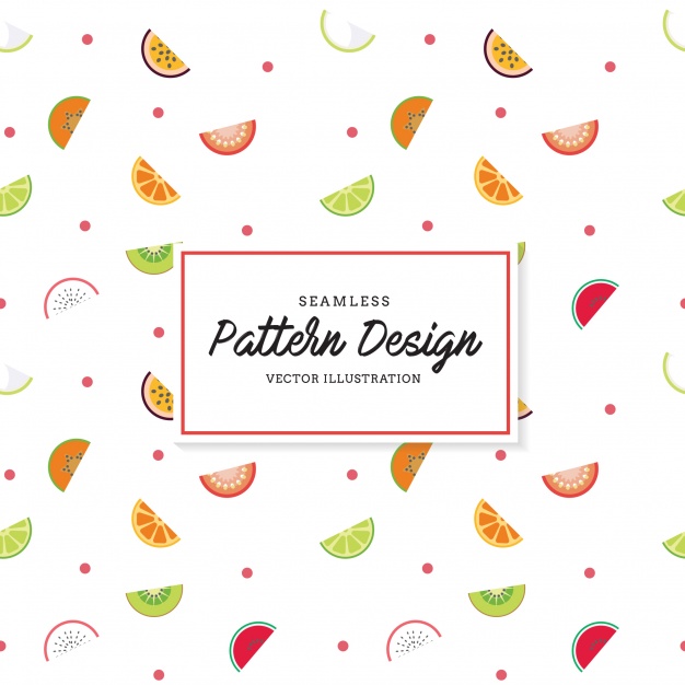 Fruit Pattern Background Vector Free Download 626x626 Fruit Pattern Background Vector Free Download