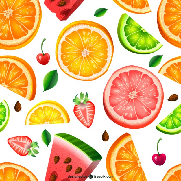 Seamless Fruit Pattern Vector Free Download 626x626 Seamless Fruit Pattern Vector Free Download