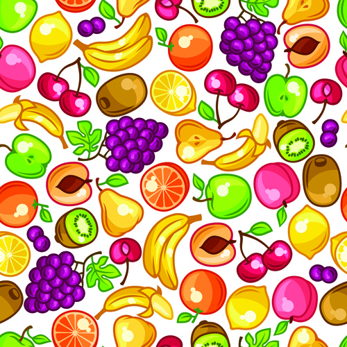 Vector Fresh Fruit Seamless Pattern Graphics Free Vector 500x500 Vector Fresh Fruit Seamless Pattern Graphics Free Vector