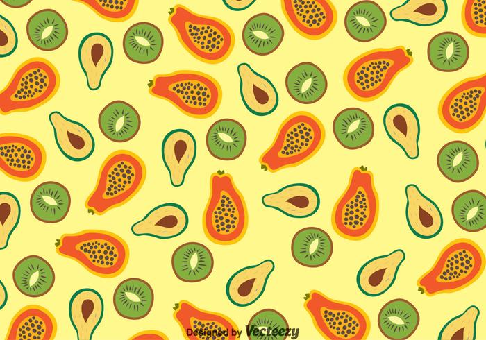 Fruit Pattern Free Vector Art 700x490 Fruit Pattern Free Vector Art