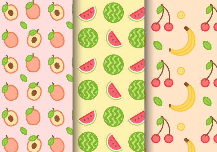 Fruit Pattern Free Vector Art 700x490 Fruit Pattern Free Vector Art