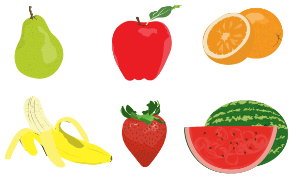 600x365 Free Free Fruit Vector Pack Illustrator Files, Vectors