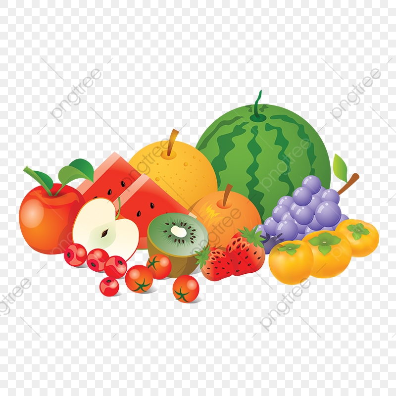 800x800 Fruit Collection Vector Png Fruits Element, Fruit Collection