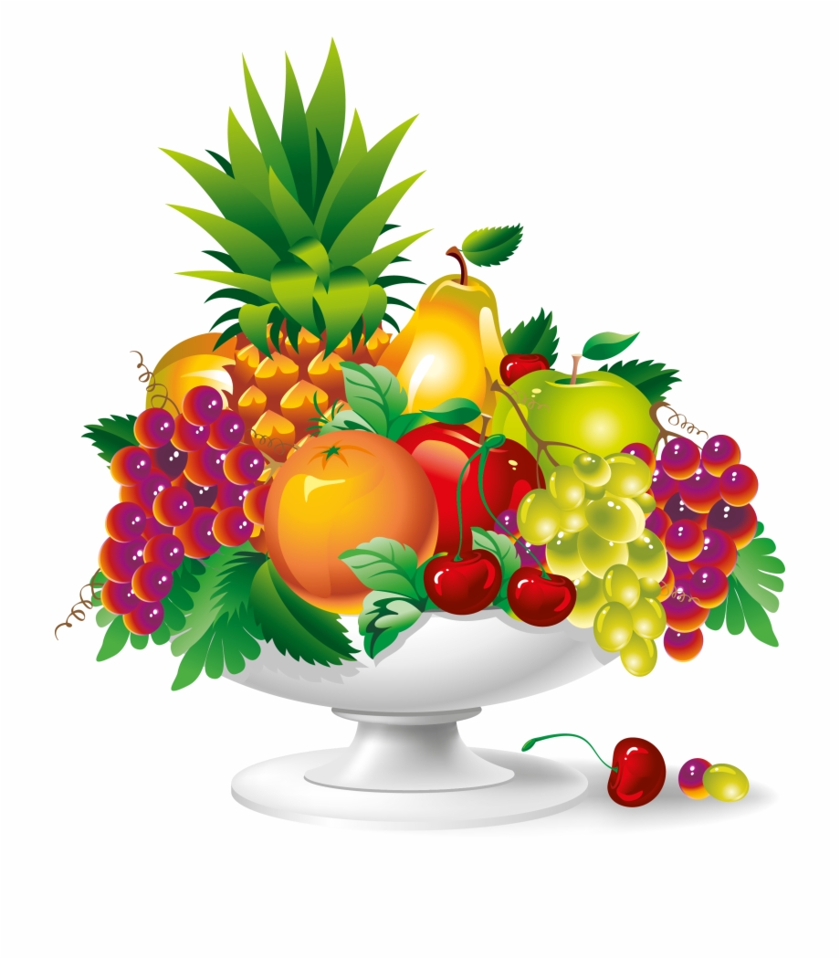 920x1050 Fruit Plate Vector Art Png