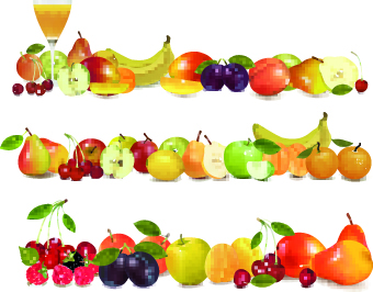340x266 Realistic Fruit Vector Illustration Set Free Download