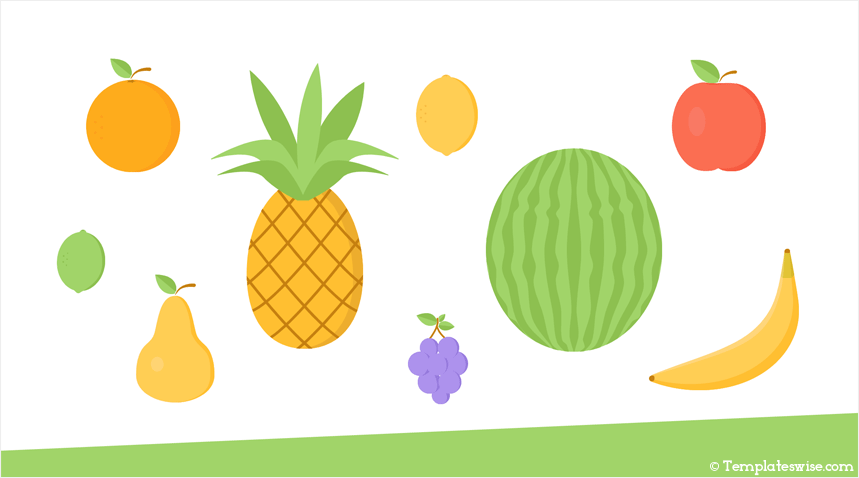 Free Fruit Vector Icons Powerpoint Template 859x478 Free Fruit Vector Icons Powerpoint Template