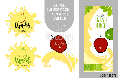 Cartoon Red Apple On Juice Splash Fresh Juice Pack With Organic 500x334 Cartoon Red Apple On Juice Splash Fresh Juice Pack With Organic