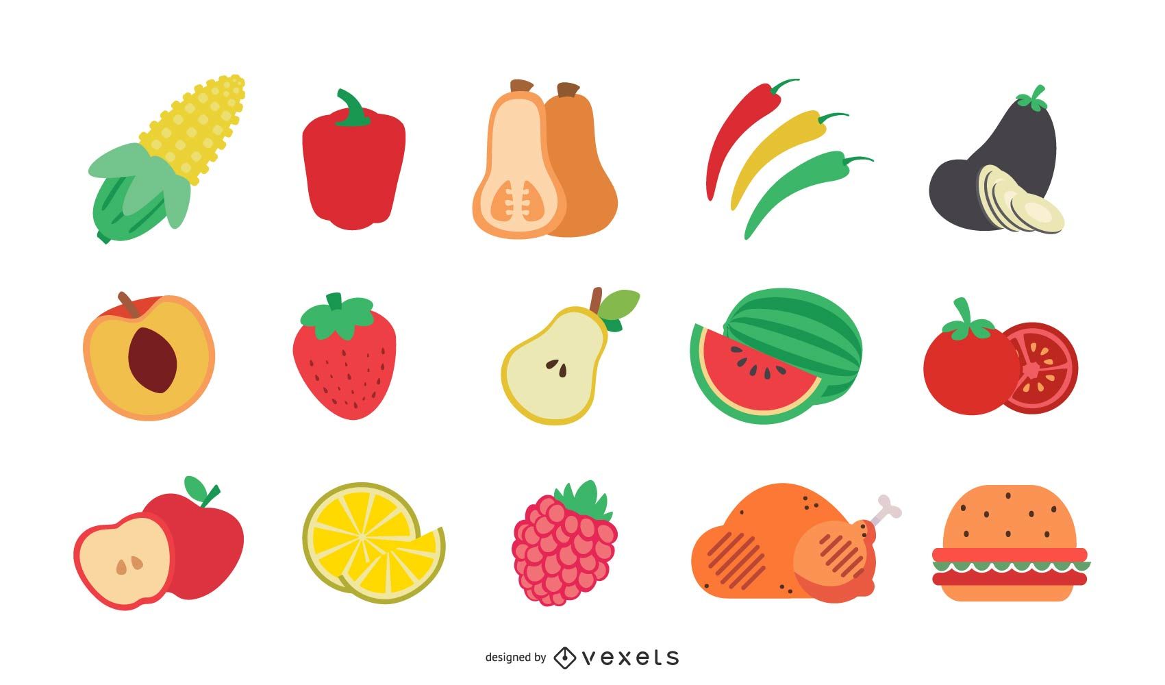 1701x1000 Food Fruits And Vegetables Vector