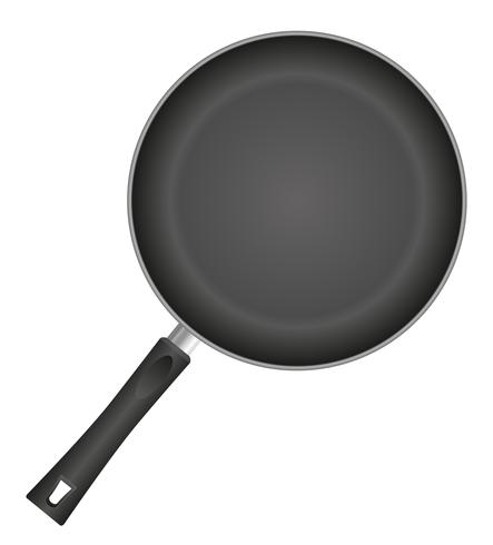 Frying Pan Vector Illustration 443x490 Frying Pan Vector Illustration