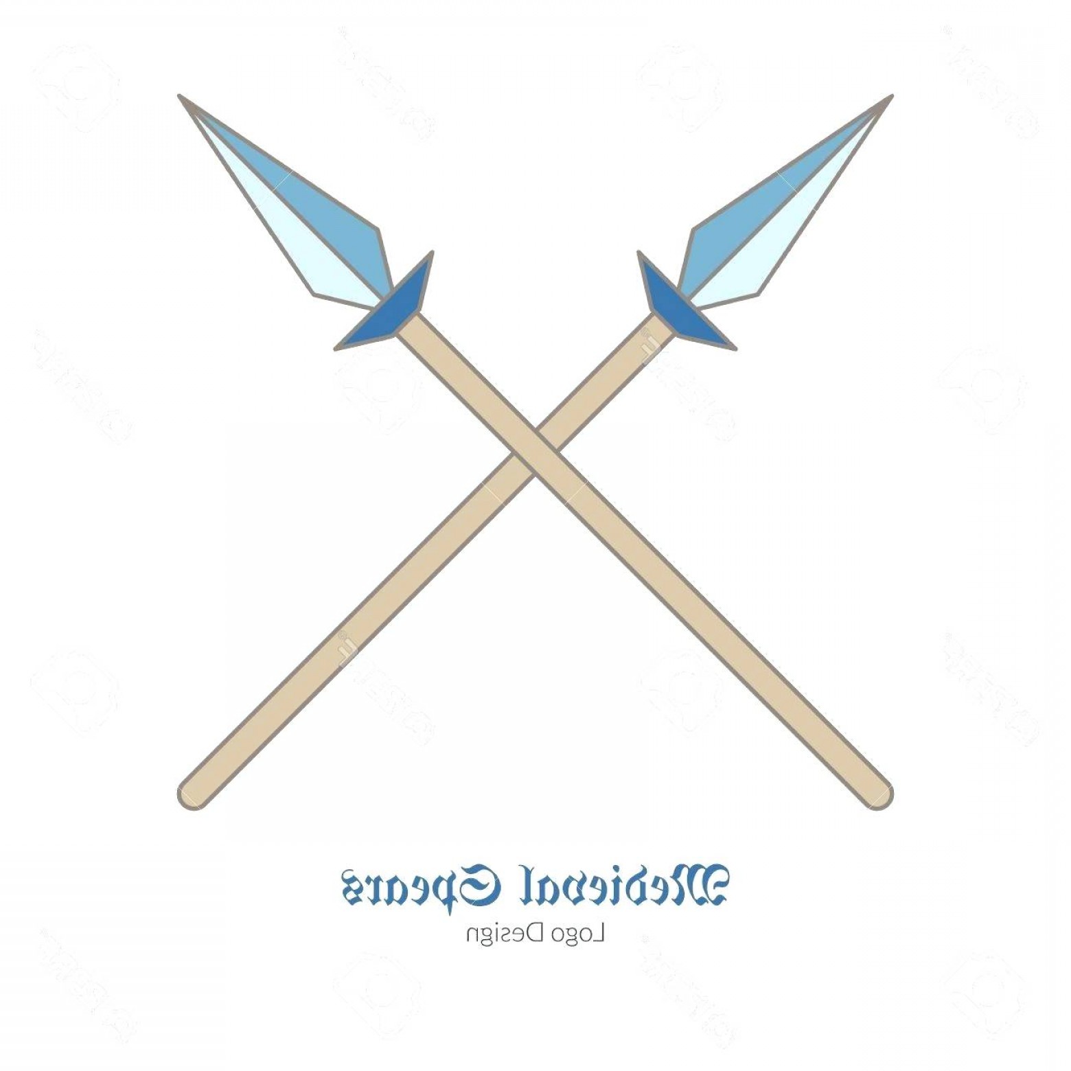 Spear Template Flame Vector Logo Design Concept Isolated On White 1560x1560 Spear Template Flame Vector Logo Design Concept Isolated On White