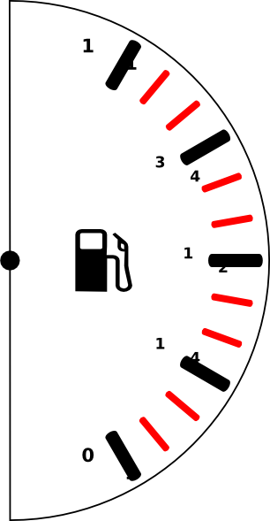 306x589 Fuel Gauge Png Transparent Fuel Gauge Images