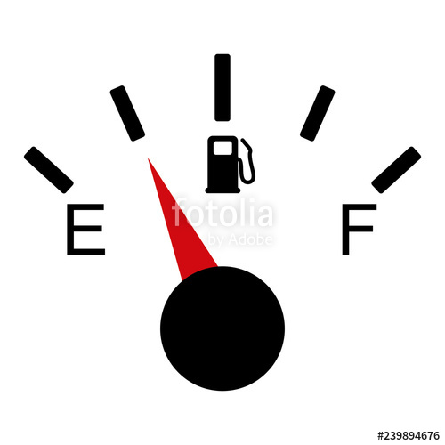 500x500 Fuel Gauge Icon Vector Stock Image And Royalty Free Vector