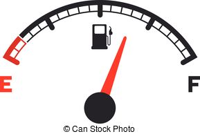 289x194 Gas Gauge Clipart