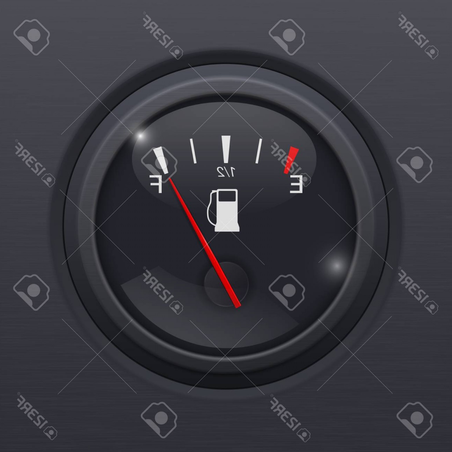 1560x1560 Photostock Vector Black Fuel Gauge Full Tank Hoodamathrun