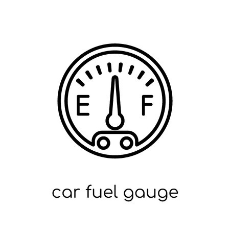 450x450 Car Fuel Gauge Icon Trendy Modern Flat Linear Vector Car Fuel