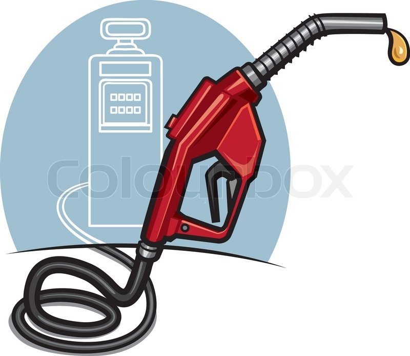 800x694 Fuel Pump With Dispenser Stock Vector Colourbox